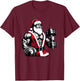 Swole Santa Christmas Gym T-Shirt - T-Shirt | Maroon