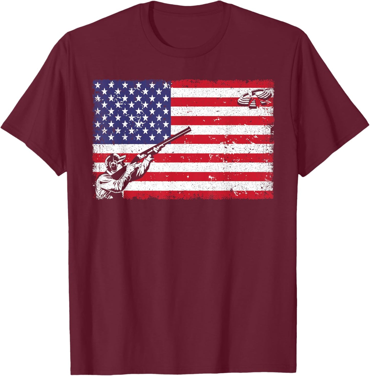 Best Trap Shooting Women Skeet Shooting Clay Target T-Shirt - T-Shirt | Maroon