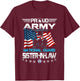 Proud Army National Guard Sister-In-Law Veterans Day T-Shirt - T-Shirt | Maroon