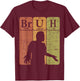 Bruh Periodic Table Elements Bro Slang Bruh Meme Vintage T-Shirt - T-Shirt | Maroon