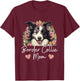 Border Collie Dog - Border Collie Mom T-Shirt - T-Shirt | Maroon