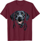 Black Labrador Retriever Love Labrador Mum Dad Chocolate T-Shirt - T-Shirt | Maroon