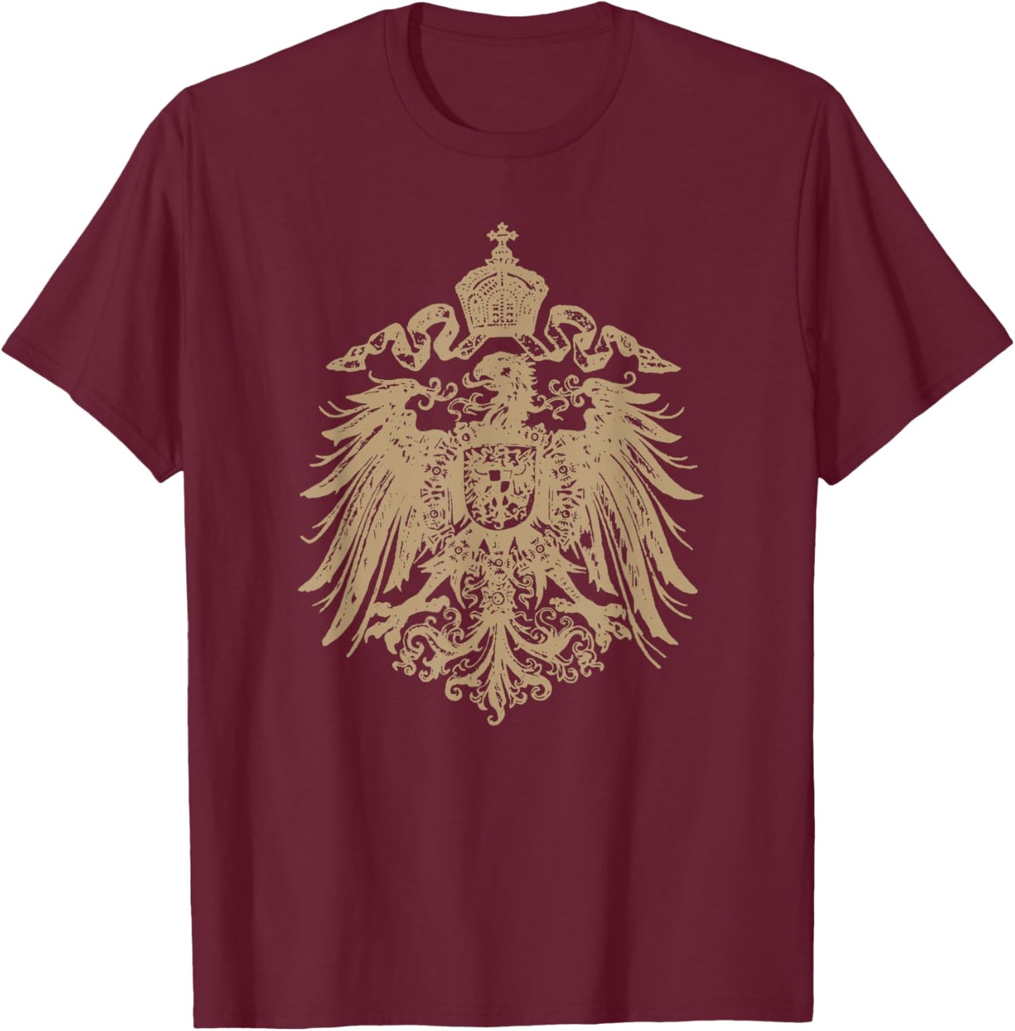 German Imperial Eagle T-Shirt - T-Shirt | Maroon