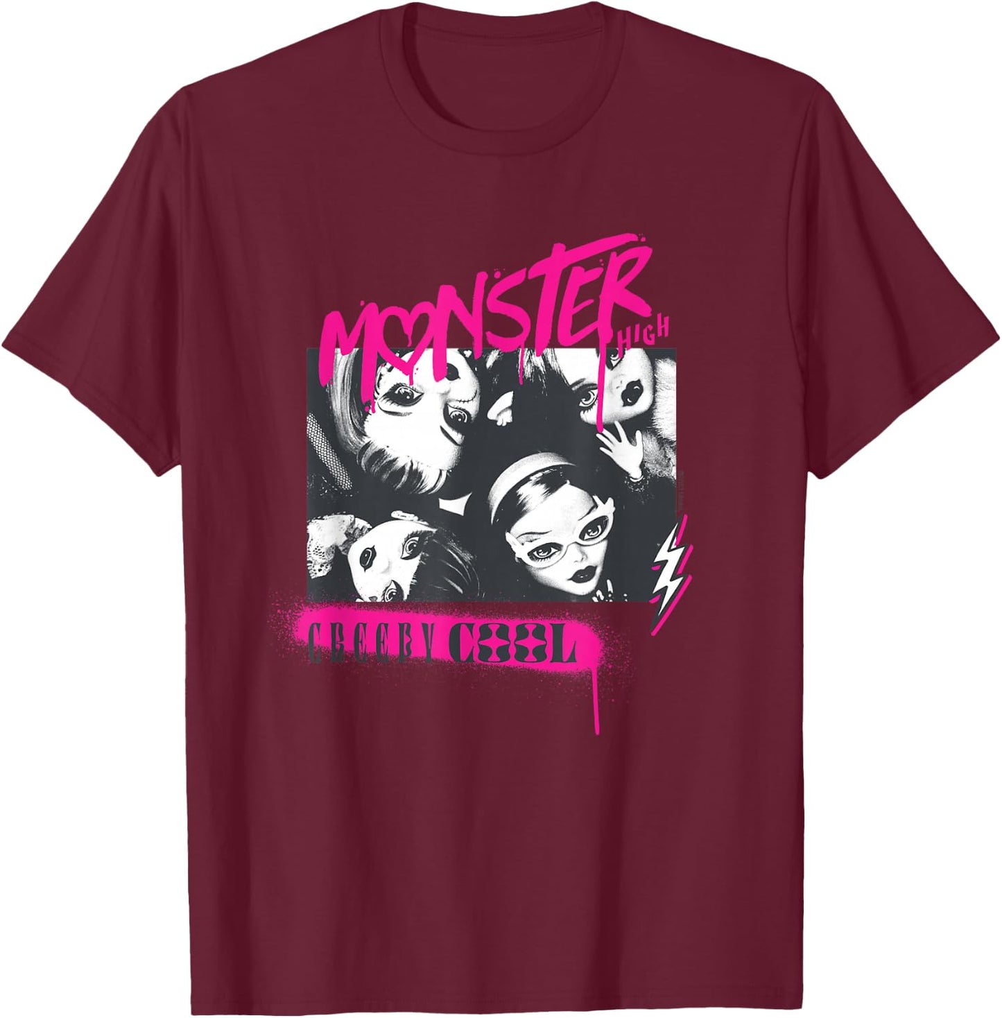 Monster High - Creepy Cool T-Shirt - T-Shirt | Maroon