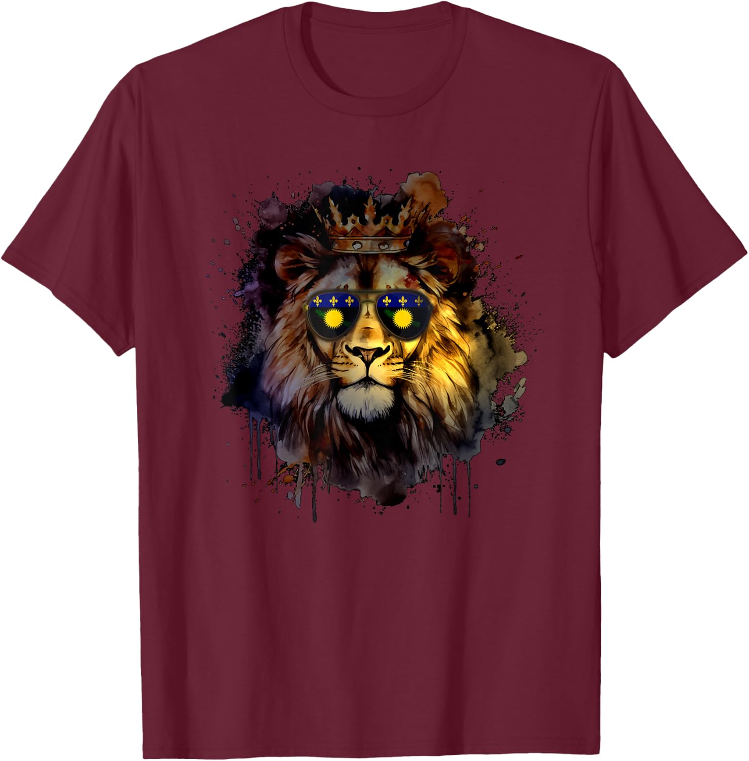 Guadeloupe T-Shirt - T-Shirt | Maroon