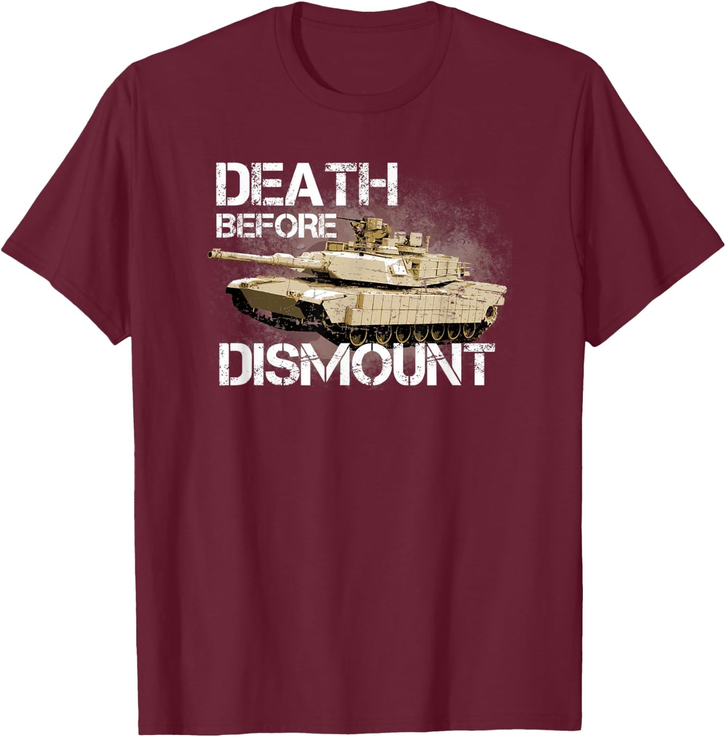 Death Before Dismount T-Shirt - T-Shirt | Maroon