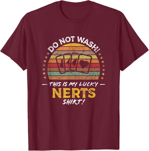 Nerts Funny Playing Cards Game Quote Graphic T-Shirt - T-Shirt | Maroon