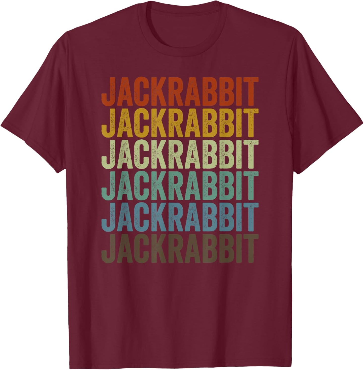 Jackrabbit Retro T-Shirt - T-Shirt | Maroon