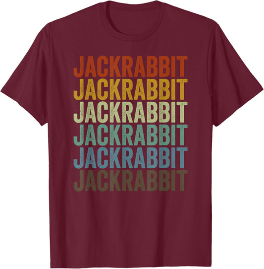 Jackrabbit Retro T-Shirt - T-Shirt | Maroon