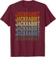 Jackrabbit Retro T-Shirt - T-Shirt | Maroon