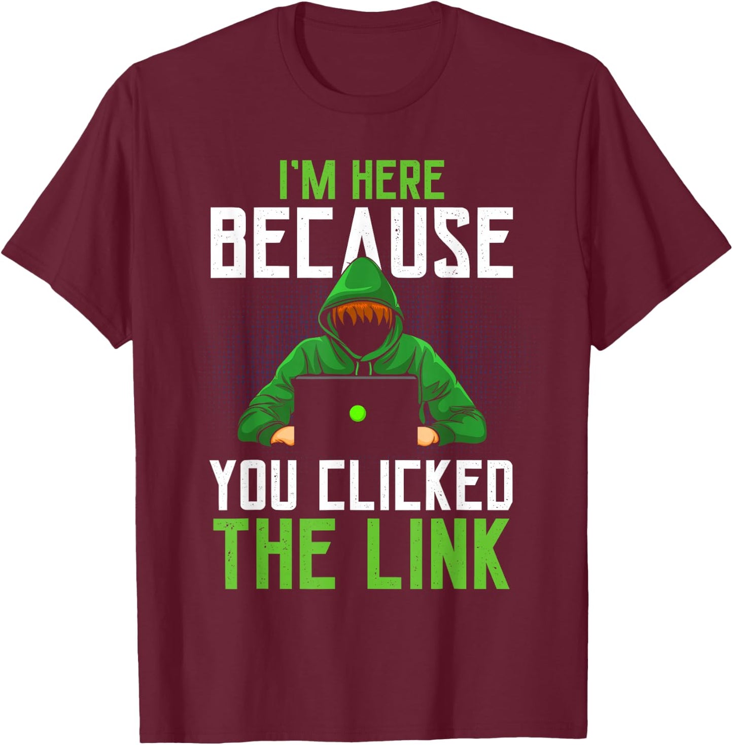 Cyber Security Professional Funny IT Security Ethical Hacker T-Shirt - T-Shirt | Maroon