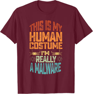 Malware Cyber Security Expert Cybersecurity Engineers T-Shirt - T-Shirt | Maroon