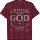 The Reason I'm Old And Wise Is Because God Protected Me T-Shirt - T-Shirt | Maroon