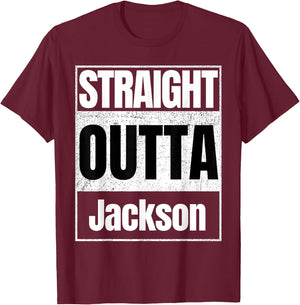 straight outta Jackson classic T-Shirt - T-Shirt | Maroon