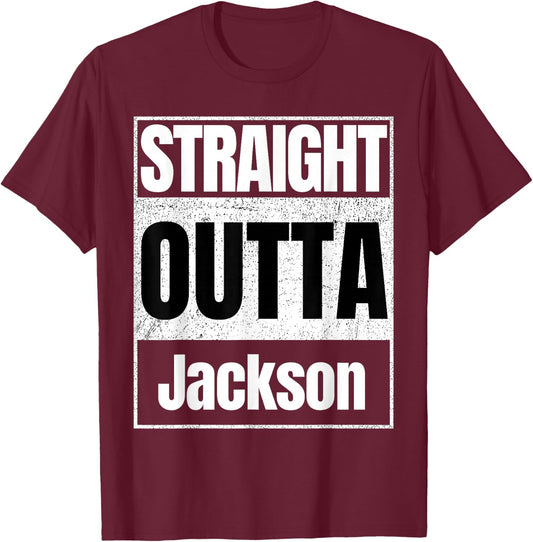 straight outta Jackson classic T-Shirt - T-Shirt | Maroon