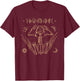 Goblincore Aesthetic Frog Skeleton Goth Dark Academia Grunge T-Shirt - T-Shirt | Maroon