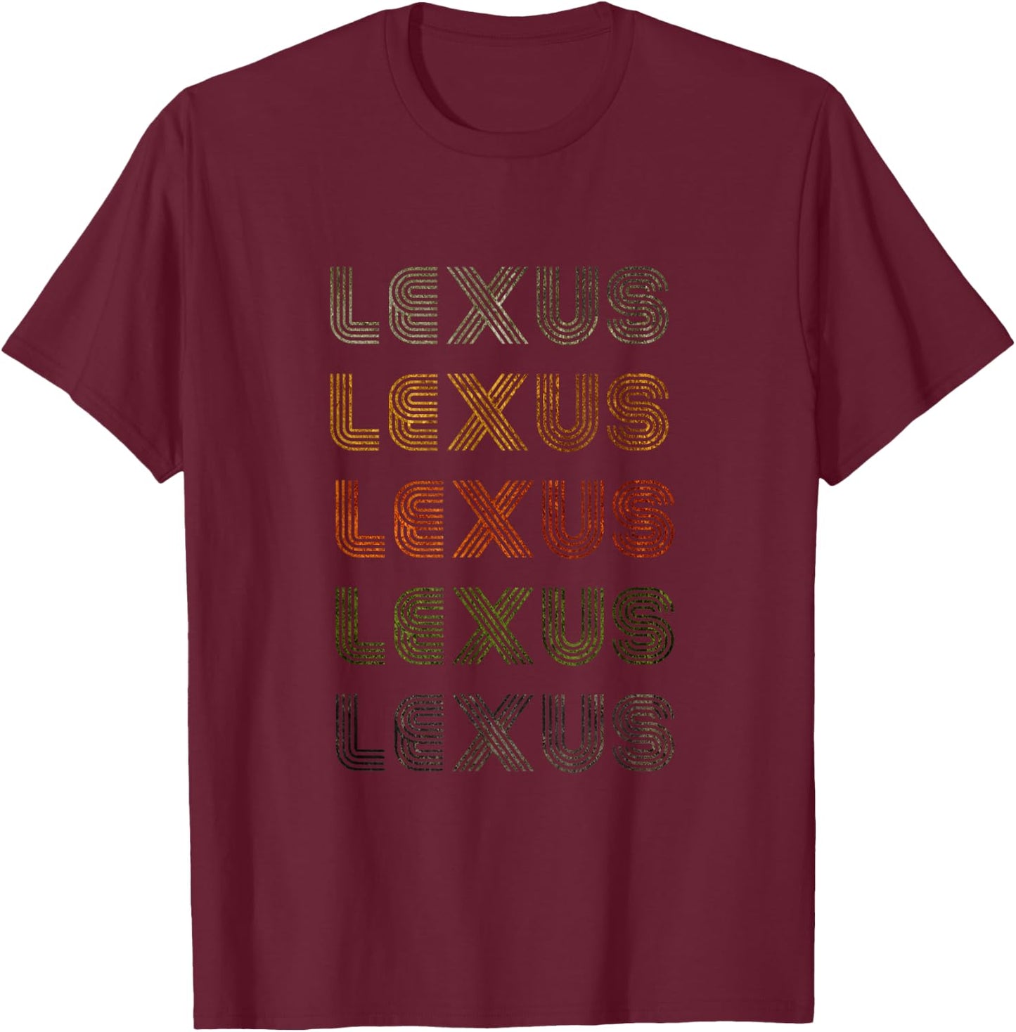 Love Heart Lexus Grunge/Vintage Style Black Lexus T-Shirt - T-Shirt | Maroon