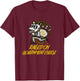 Funny Gangster Raised on Government Cheese Funny Foodstamps T-Shirt - T-Shirt | Maroon