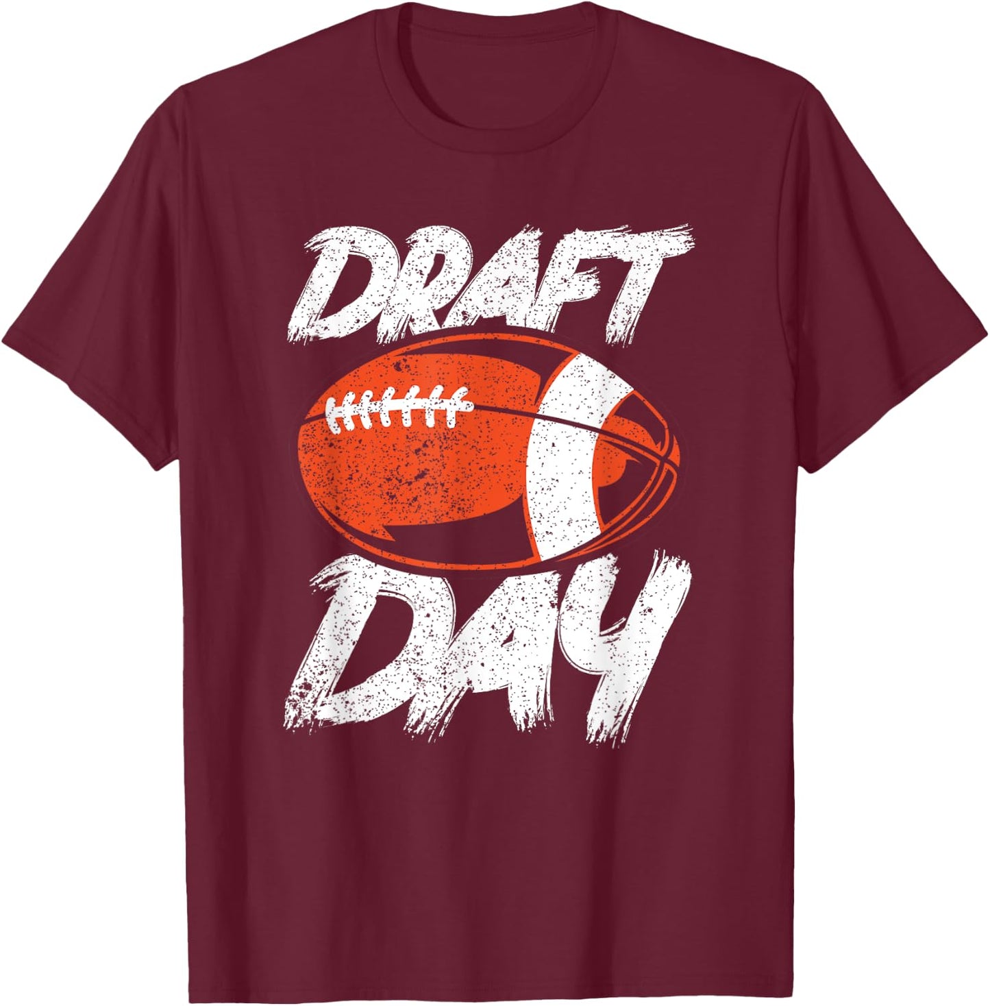 Draft Day | Draft Day Funny Fantasy Football T-Shirt - T-Shirt | Maroon