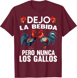 Gallero Hombre Papá Padre Tío Gallero Pelea De Gallos T-Shirt - T-Shirt | Maroon