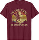 I'm The Friend In Low Places Vintage Cowboy Hat Western Life T-Shirt - T-Shirt | Maroon