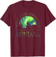 Montana - Glacier National Park - Northern Lights T-Shirt - T-Shirt | Maroon