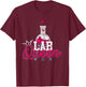 Lab Technician Lab Queen Medical Laboratory Scientist T-Shirt - T-Shirt | Maroon