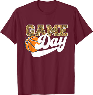Game Day - Mom Mothers Day Basketball Player Sports T-Shirt - T-Shirt | Maroon