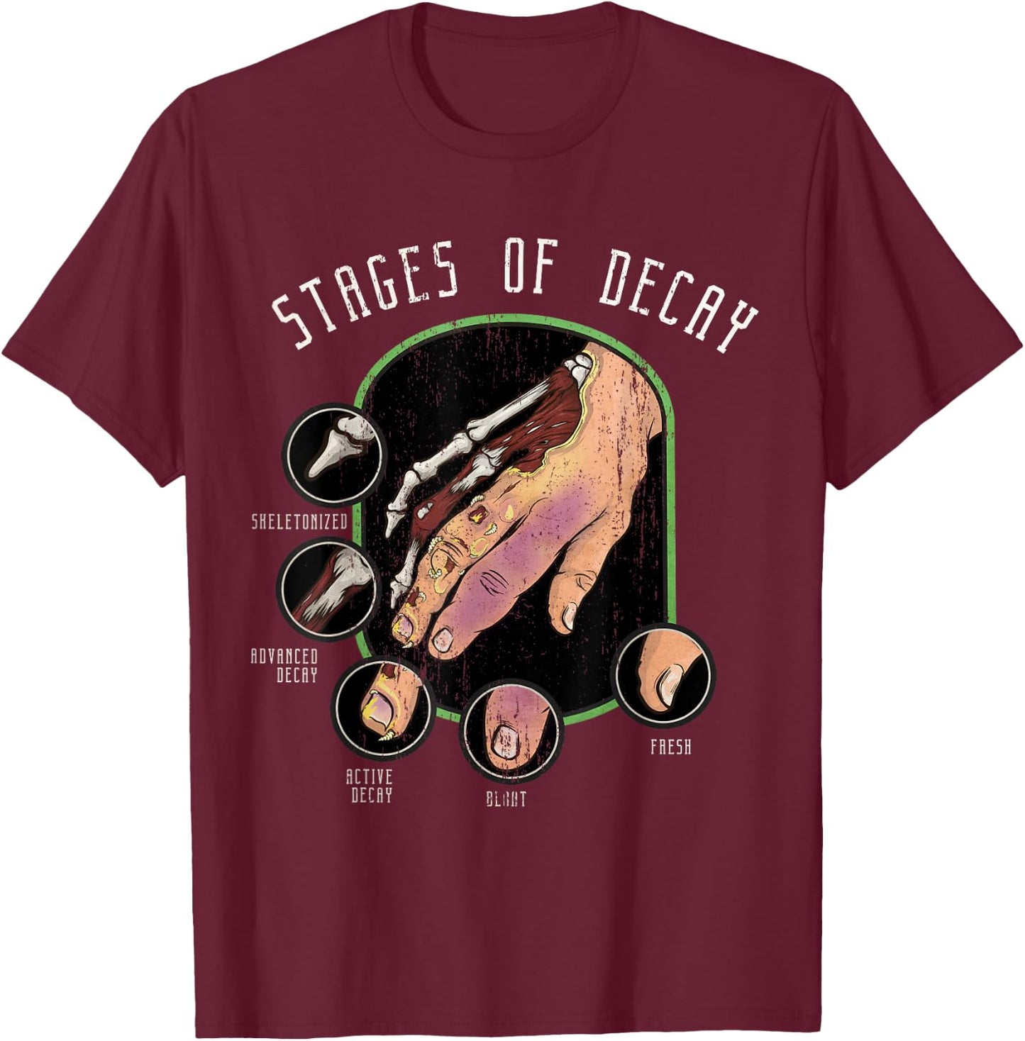 Forensic Science - Human Anatomy Coroner Embalming T-Shirt - T-Shirt | Maroon