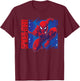 Marvel Spider-Man Leaping into Action All-Red T-Shirt - T-Shirt | Maroon