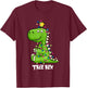 Tree Rex Funny Xmas Trex Boys Toddler Christmas Dinosaur T-Shirt - T-Shirt | Maroon