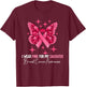 I Wear Pink For My Daughter Breast Cancer Awareness T-Shirt - T-Shirt | Maroon