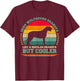 Irish Wolfhound Grandpa Like A Regular Grandpa Father's Day T-Shirt - T-Shirt | Maroon