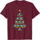 Pinball Machine Retro Arcade Game Gamer Pinball Christmas T-Shirt - T-Shirt | Maroon