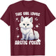 This Girl loves Arctic Fox T-Shirt - T-Shirt | Maroon
