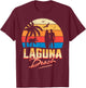 Laguna California Beach Surfing Surf Summer Vacation Men Women Girls Kids T-Shirt - T-Shirt | Maroon