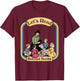 Let's Read Banned Books T-Shirt - T-Shirt | Maroon