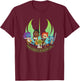 Star Wars Young Jedi Adventures Group The Force Is With Us! T-Shirt - T-Shirt | Maroon
