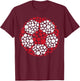 Soccer Ball Dots Football International Dot Day Men Boys Kid T-Shirt - T-Shirt | Maroon