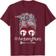 Archery Mom - Mothers Day Bowhunter Archer Bowman Bows Small T-Shirt - T-Shirt | Maroon