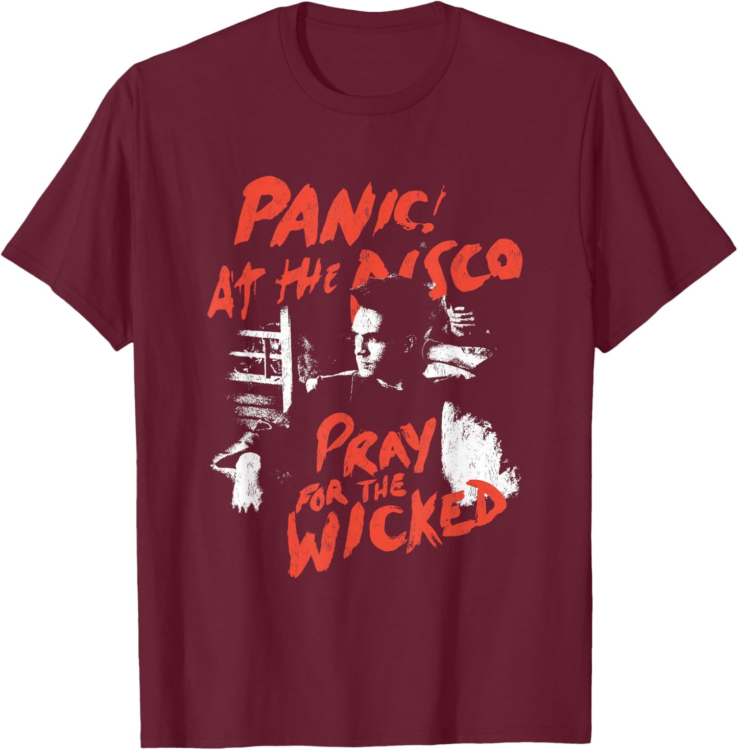 Panic! At The Disco - Pray For The Wicked T-Shirt - T-Shirt | Maroon