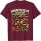 Future Herpetologist Zoology Reptiles T-Shirt - T-Shirt | Maroon