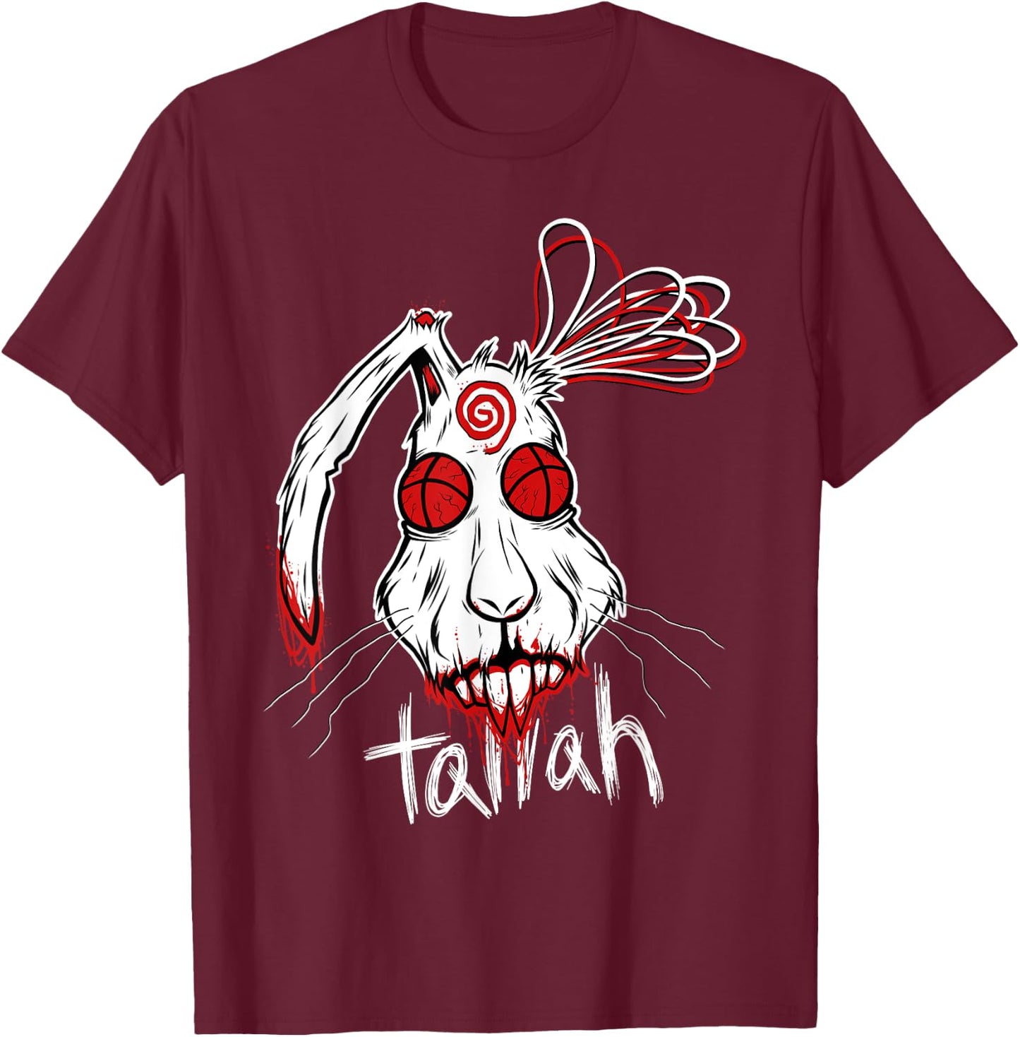 Tallah Rabbit T-Shirt - T-Shirt | Maroon