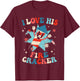 I Love His Firecracker Funny Matching Couple 4th Of July Women Men T-Shirt - T-Shirt | Maroon
