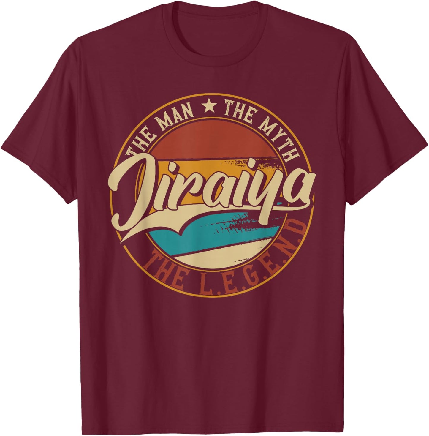 Jiraiya The Man The Myth The Legend T-Shirt - T-Shirt | Maroon