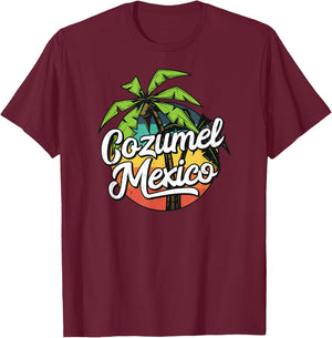 Cozumel Mexico Vacation T-Shirt - T-Shirt | Maroon