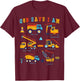 Toddler Kids God Says I Am Construction Bible Verse Truck T-Shirt - T-Shirt | Maroon