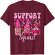 Breast Cancer Shirts Gnomes Support Squad Gnomies T-Shirt - T-Shirt | Maroon