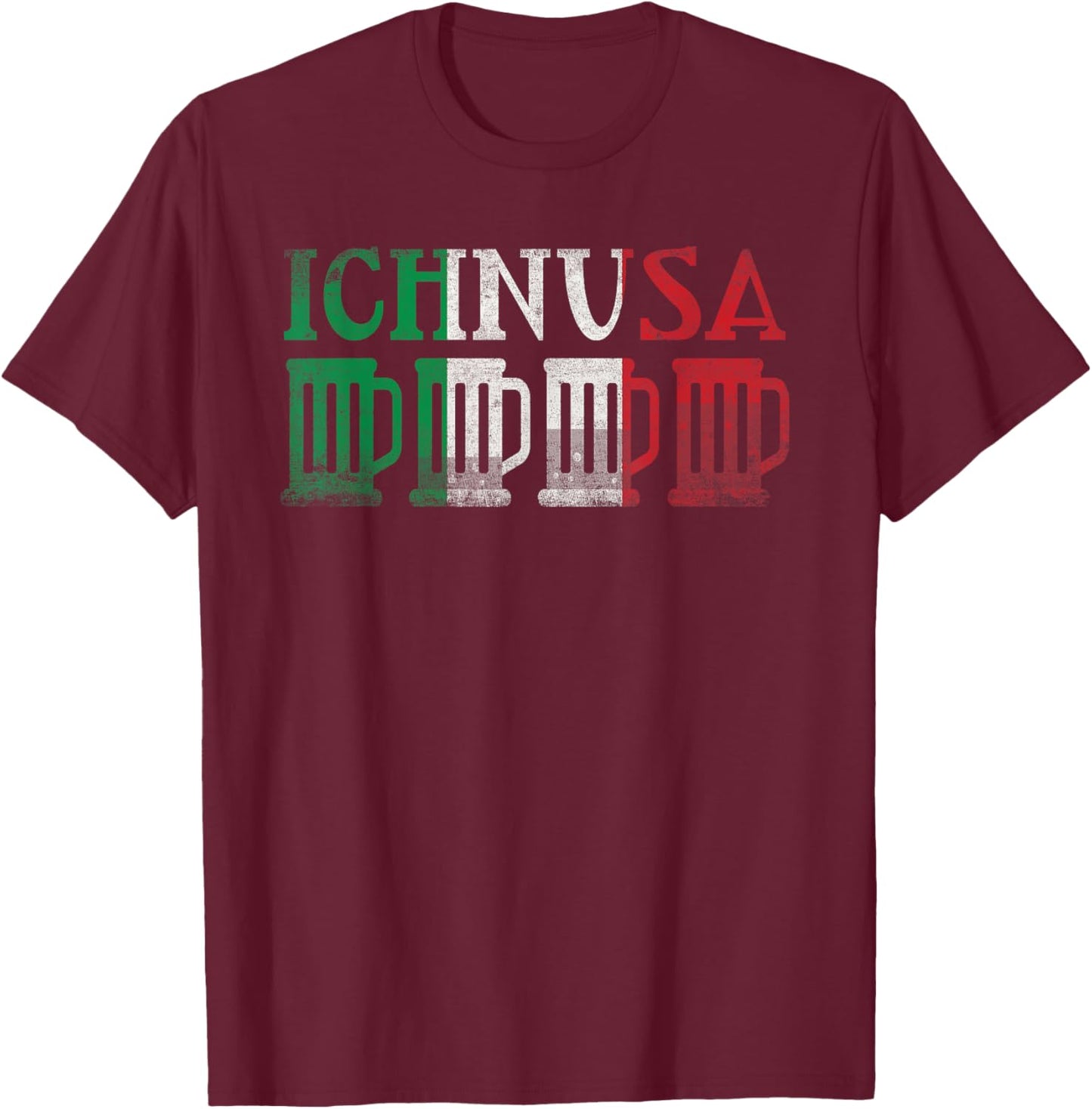 Ichnusa Beer Birra Sardinia Sardinia T-Shirt - T-Shirt | Maroon