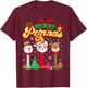 Merry Pezmas Candy Dispenser Collector Christmas T-Shirt - T-Shirt | Maroon
